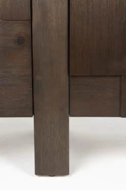 Buffet bas en bois d'hévéa marron 45x188x60cm Bruneau - Dutchbone