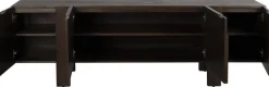 Buffet bas en bois d'hévéa marron 45x188x60cm Bruneau - Dutchbone