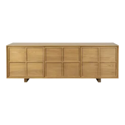Buffet bas en frêne massif 42x160x54cm