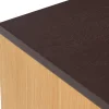 Buffet en bois de chêne marron 140x35xh65cm Dual - Hübsch