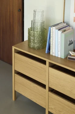 Buffet en bois de chêne marron 150x40xh65cm Forma - Hübsch