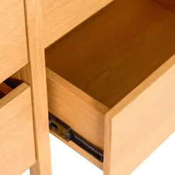 Buffet en bois de chêne marron 150x40xh65cm Forma - Hübsch