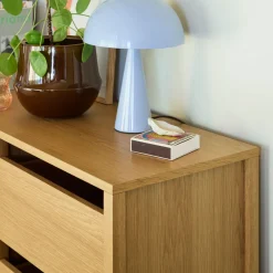 Buffet en bois de chêne marron 150x40xh65cm Forma - Hübsch