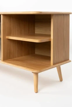 Buffet en bois de chêne naturel 40x180x55cm Rise - Zuiver