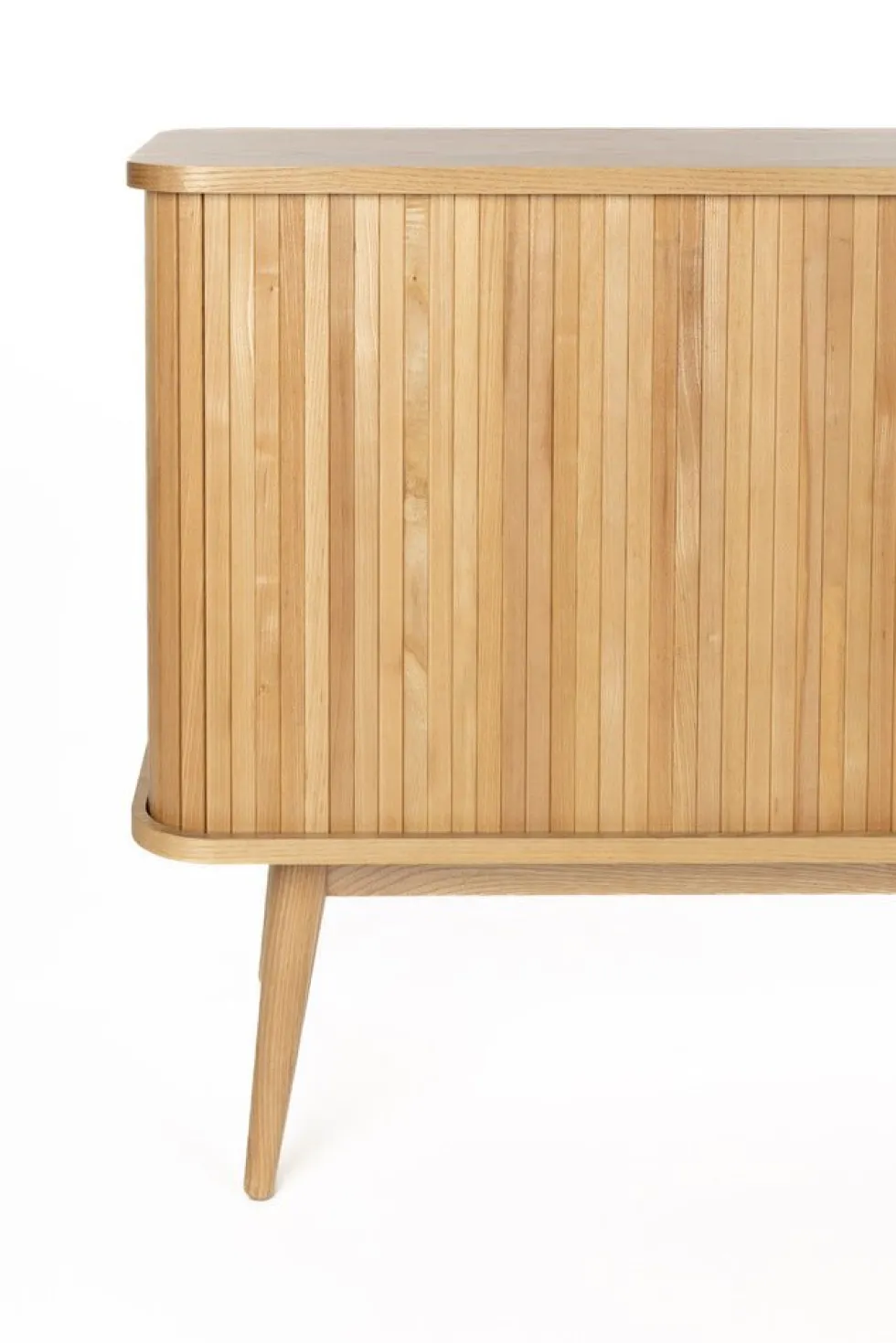 Buffet en bois de frêne naturel 180x40x75cm Barbier - Zuiver