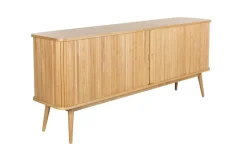 Buffet en bois de frêne naturel 180x40x75cm Barbier - Zuiver
