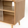 Buffet en bois de frêne naturel 40x100x55cm Rise - Zuiver