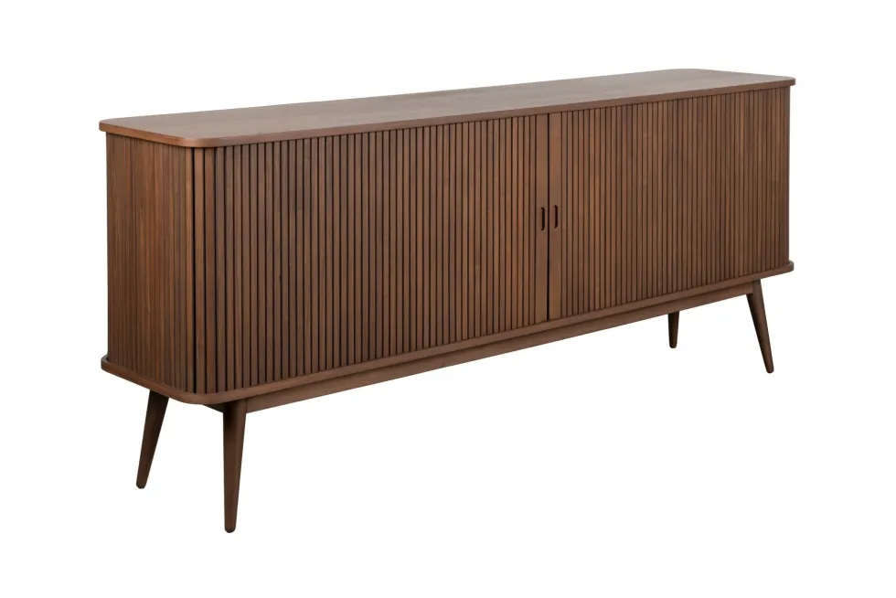 Buffet en bois de noyer 180x40x75cm Barbier - Zuiver
