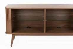 Buffet en bois de noyer 180x40x75cm Barbier - Zuiver