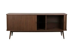 Buffet en bois de noyer 180x40x75cm Barbier - Zuiver