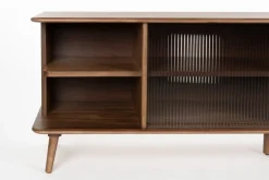 Buffet en bois de noyer 40x180x55cm Rise - Zuiver