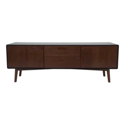Buffet en bois noyer et chêne 398x150x53cm Juju - Dutchbone