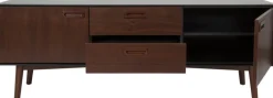 Buffet en bois noyer et chêne 398x150x53cm Juju - Dutchbone