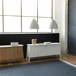Buffet en bouleau et MDF blanc Verona - Hans K