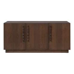 Buffet en chêne marron foncé 146 x 50 cm Unda - Ferm Living