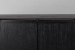 Buffet en chêne noir 180cm Travis - Zuiver