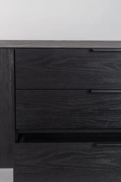 Buffet en chêne noir 180cm Travis - Zuiver