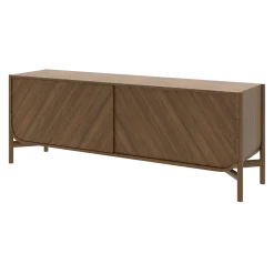 Buffet en chêne teinté 185 x 45 x 65 cm Marius - Hartô