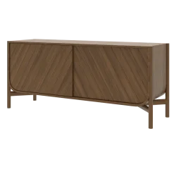 Buffet en chêne teinté 155 x 45 x 65 cm Marius - Hartô
