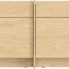 Buffet en placage chêne 146x51x76cm Hido - noo.ma
