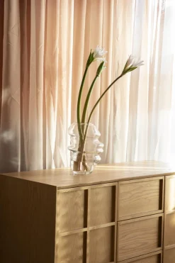 Buffet en placage en chêne 120x45x70cm Raster hight - Zuiver