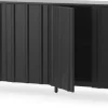 Buffet noir Rib Soft noir - Normann Copenhagen