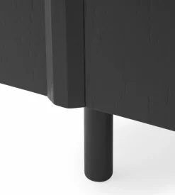 Buffet noir Rib Soft noir - Normann Copenhagen