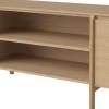 Buffet ouvert en chêne huilé 180cm Daia - Bolia