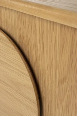 Buffet 3 portes en chêne naturel 120cm Groove - Zuiver