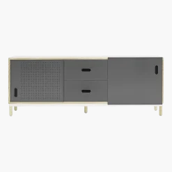 Buffet à tiroirs gris Sideboard Grey - Normann Copenhagen