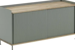 Buffet vert gris et chêne 124 cm Enfold - Muuto