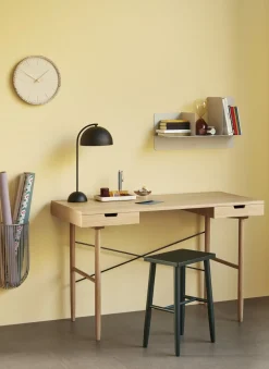 Bureau avec 2 compartiments en chêne naturel - Hübsch