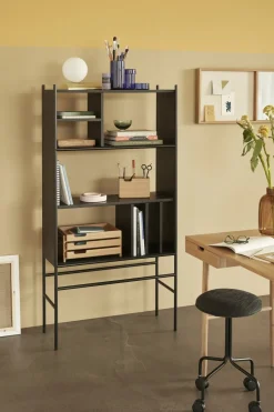 Bureau avec 2 compartiments en chêne naturel - Hübsch