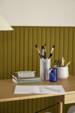 Bureau avec 2 compartiments en chêne naturel - Hübsch