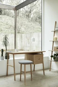 Bureau avec 2 tiroirs en chêne clair - Hübsch