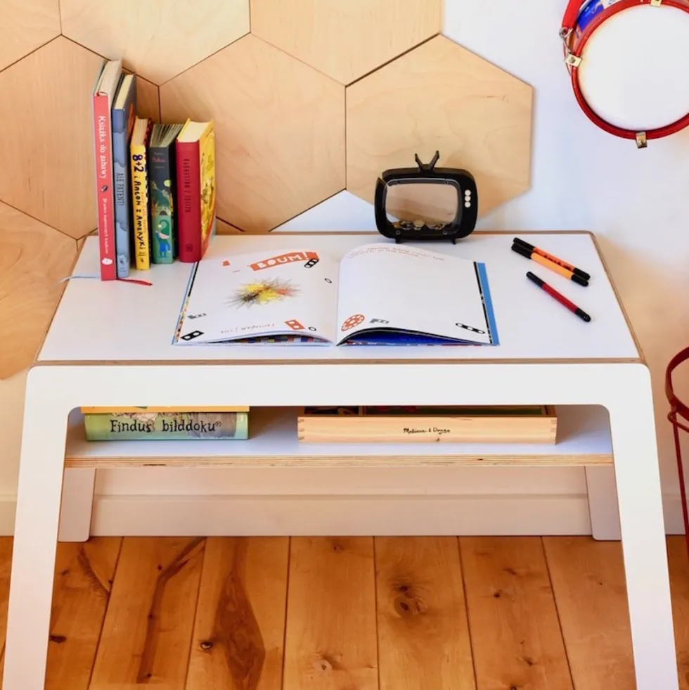 Bureau blanc pour enfant Flex - Nuki Shop