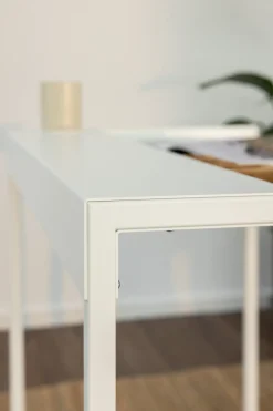 Bureau en acier blanc 60x100x79cm Donna - Metallbude