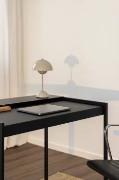 Bureau en acier noir 60x100x79cm Donna - Metallbude