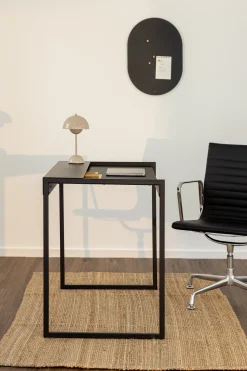Bureau en acier noir 60x100x79cm Donna - Metallbude