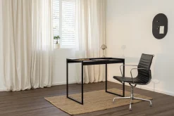 Bureau en acier noir 60x100x79cm Donna - Metallbude