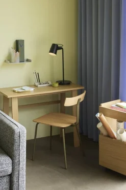 Bureau en bois de chêne naturel 100 x 45 x 75 cm Poke - Hübsch