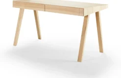 Bureau en bois lituanien 140 cm 4.9 Drawers - Emko