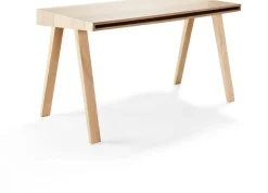 Bureau en bois lituanien 140 cm 4.9 Drawers - Emko