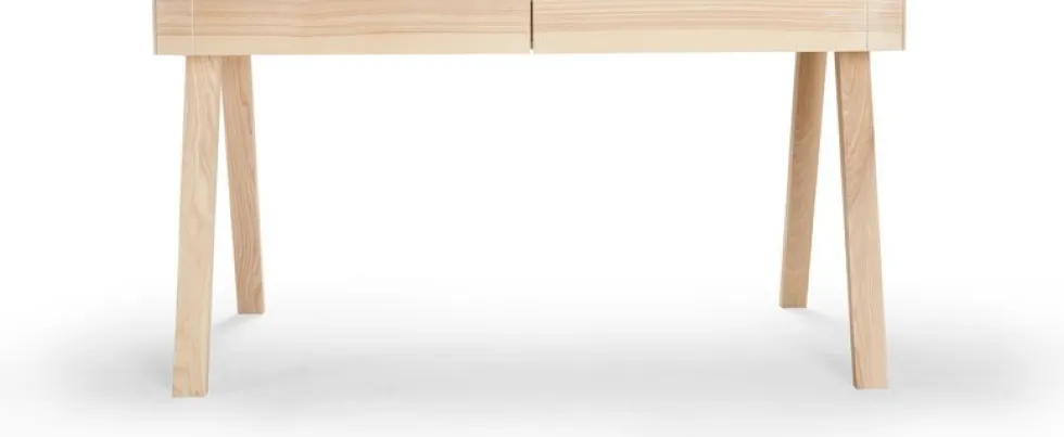 Bureau en bois lituanien 140 cm 4.9 Drawers - Emko