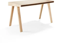 Bureau en bois lituanien 140 cm 4.9 Drawers - Emko