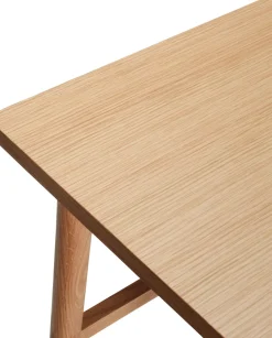 Bureau en chêne naturel 120 x 50 cm - Hübsch