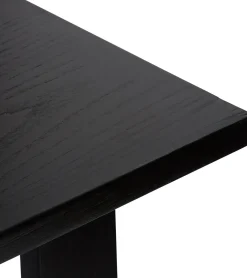 Bureau en chêne noir 100x45xh75cm Poke - Hübsch