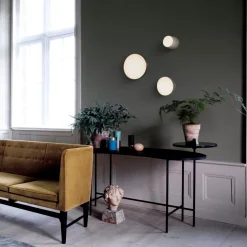 Bureau en frêne et marbre noir JH9 Palette - &tradition