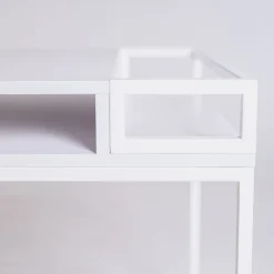 Bureau en métal blanc 140cm K1 - Custom form