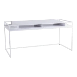 Bureau en métal blanc 140cm K1 - Custom form